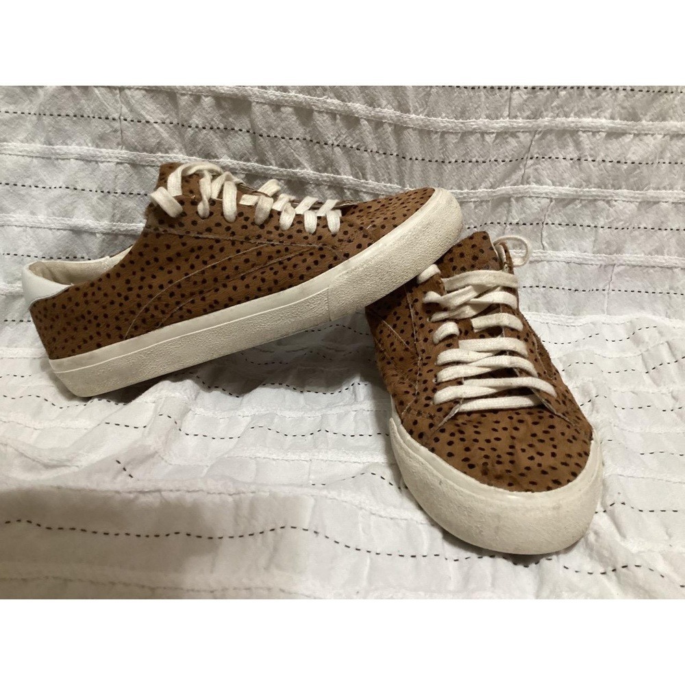 Madewell unisex spotted calf hair size woman 8.5 mens 7 calf fur/hair